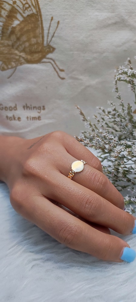 انگشتر رولکس وسط تخت انگشتر رولکس وسط تخت وزن تقریبی 1.470 گرم